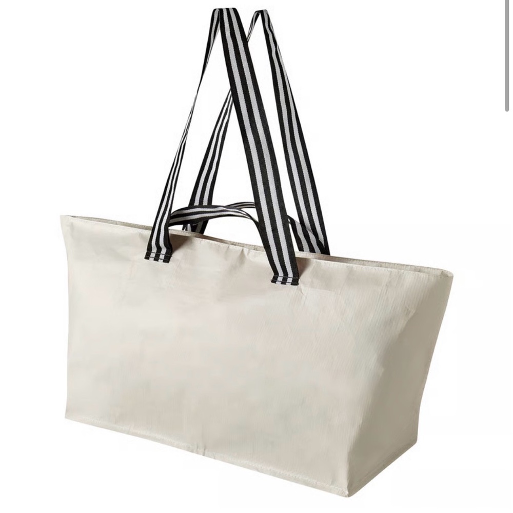 Brand New IKEA GÖRSNYGG Carrier bag, light beige, 18x45x28 cm/22 l